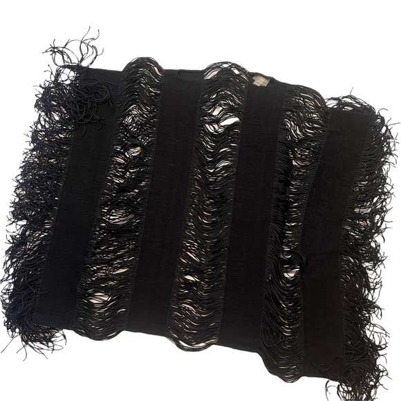 Pilyq Other - Pilyq Black Stringy Swimsuit Coverup
